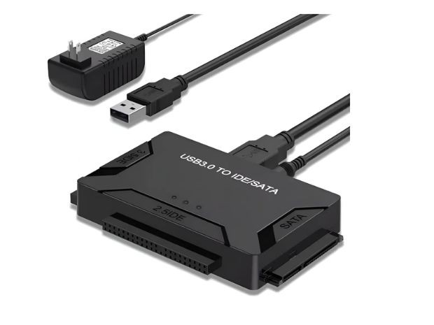 &u+ CABLE ADAPTADOR SATA-IDE 2,5 y 3,5 A USB 3.0 CON FUENTE (3529)